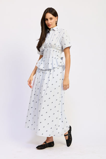 Jennie Two Piece Set White Multi
