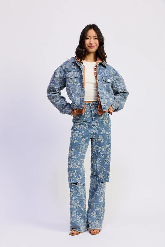Aika Two Piece Set Denim