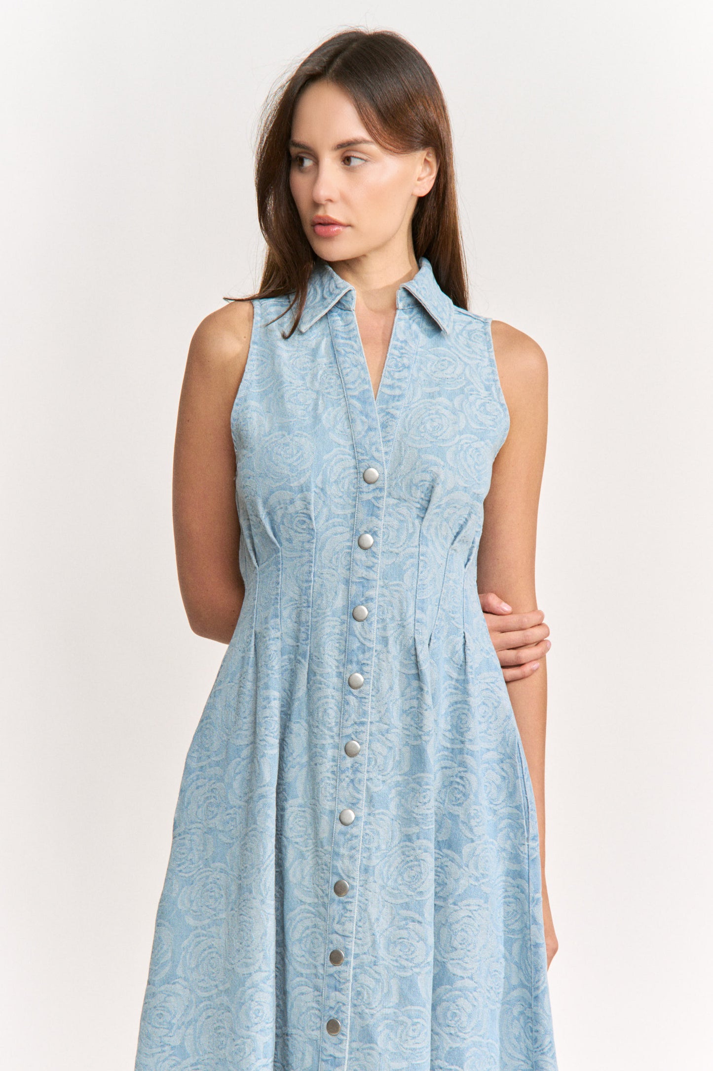 Kata Midi Dress Denim