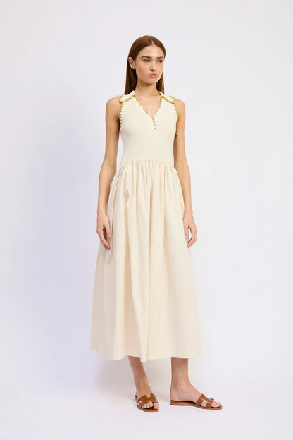 Key Midi Dress Off White