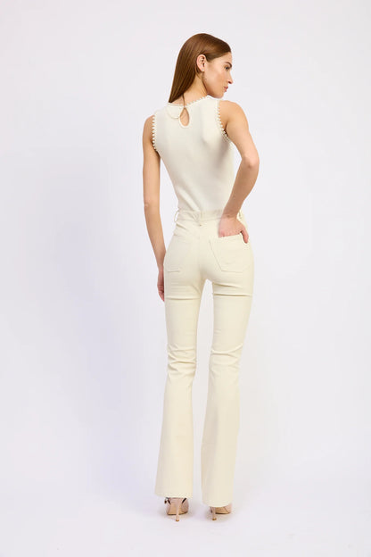 Katrine Flare Pants Ivory