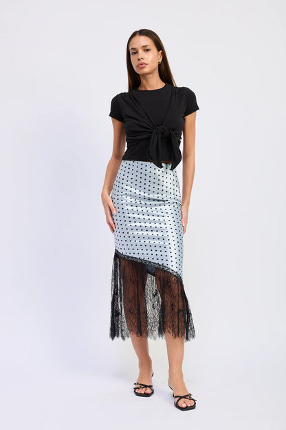 Evelia Skirt Light Blue