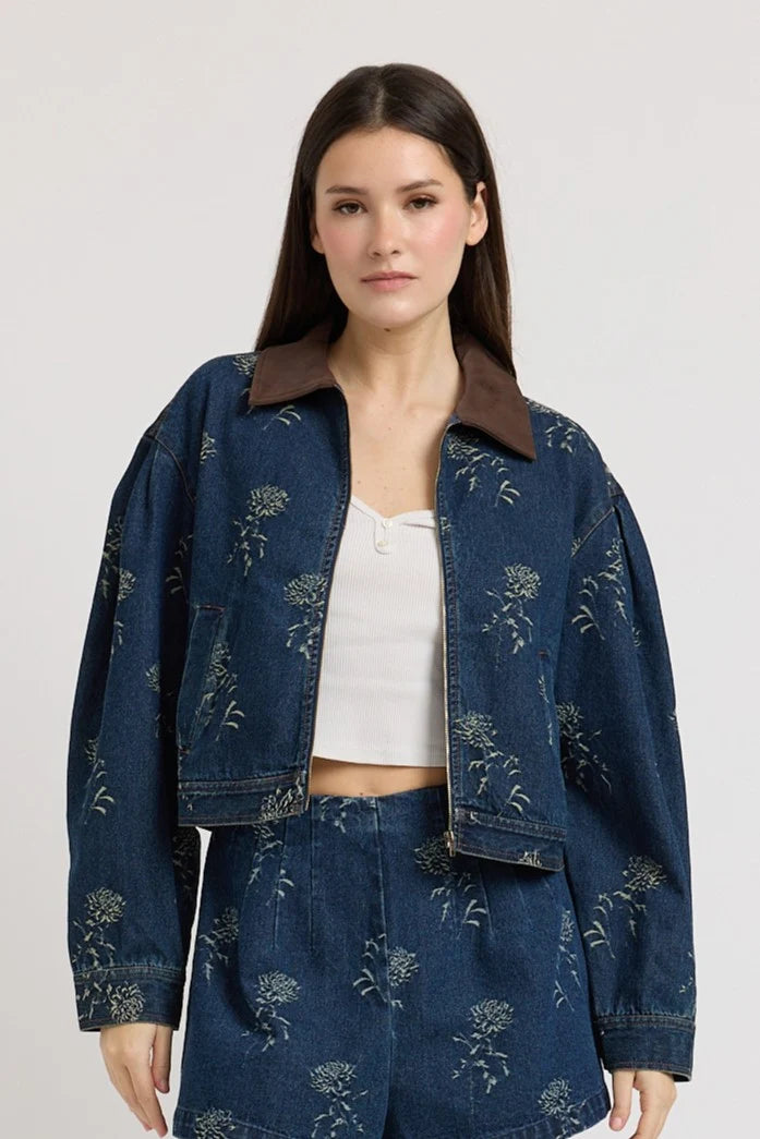 Reyna Two Piece Set Denim