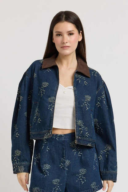 Reyna Two Piece Set Denim