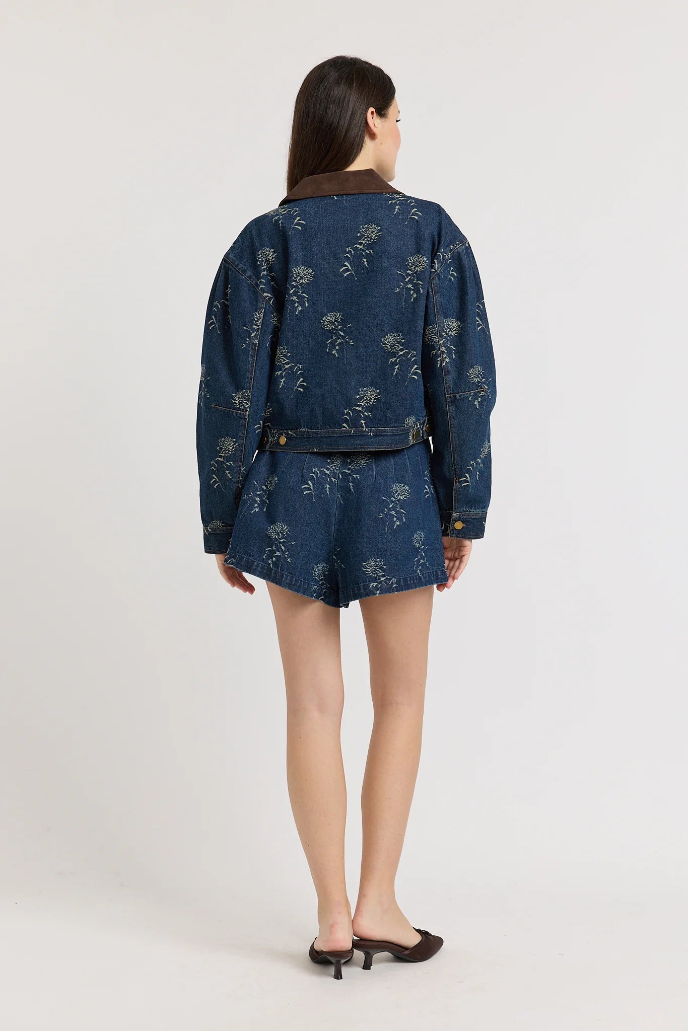 Reyna Two Piece Set Denim