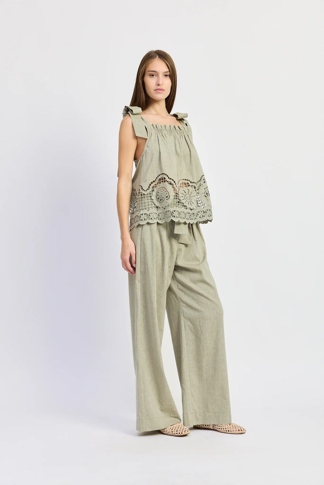 Irena Two Piece Set Sage