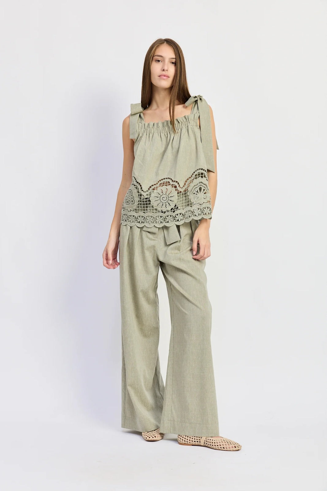 Irena Two Piece Set Sage