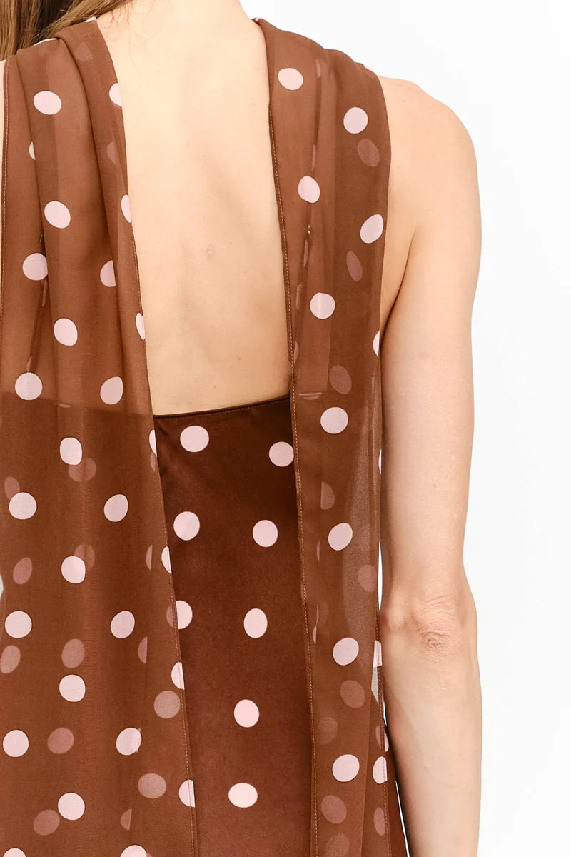Magdalena Dress Brown