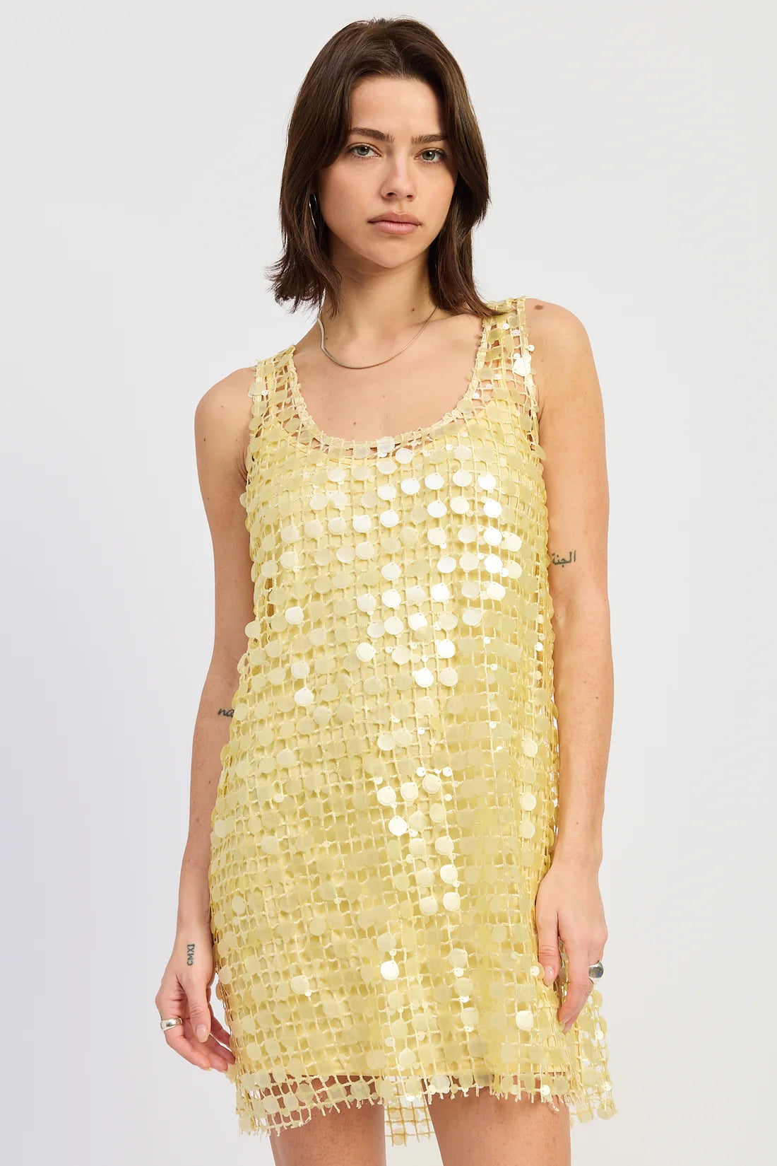 Helsa Dress Yellow