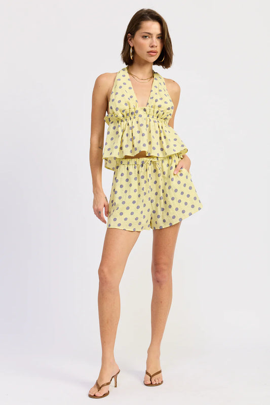 Polk Two Piece Set Butter yellow