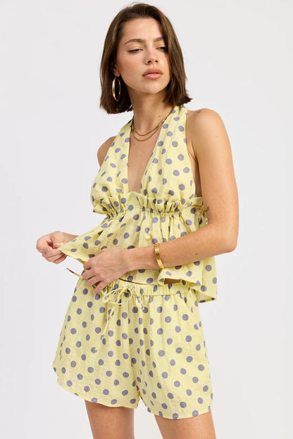 Polk Two Piece Set Butter yellow