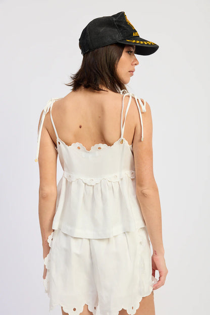 Soly Two Piece Set White