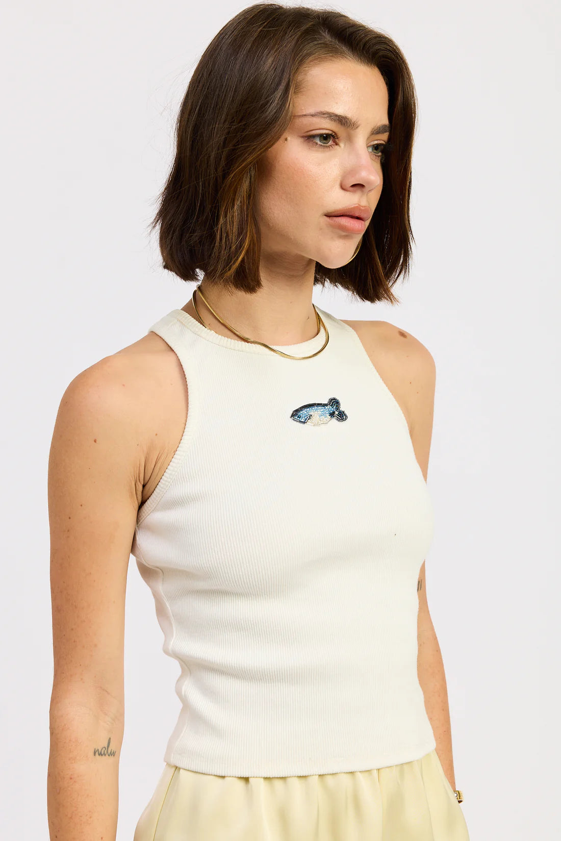 Adelita Tank Top White