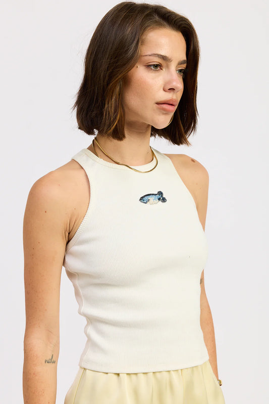 Adelita Tank Top White