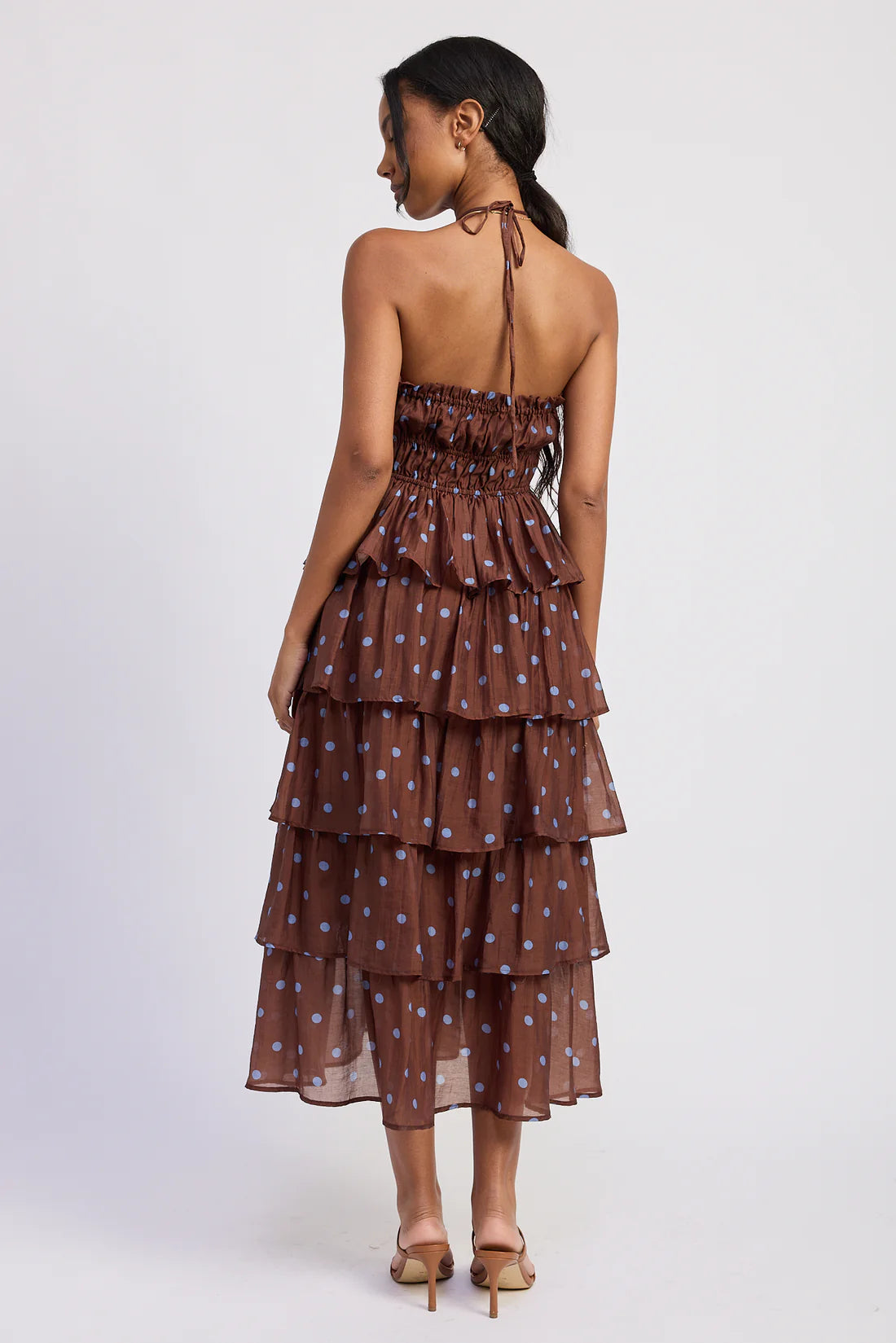 Emara Maxi Dress Brown