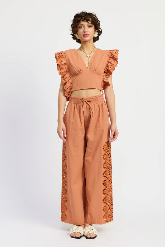 Lilly Two Piece Set Rust