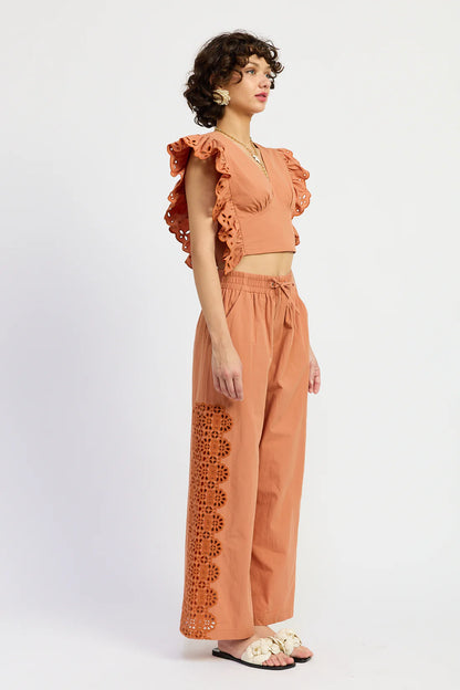 Lilly Two Piece Set Rust