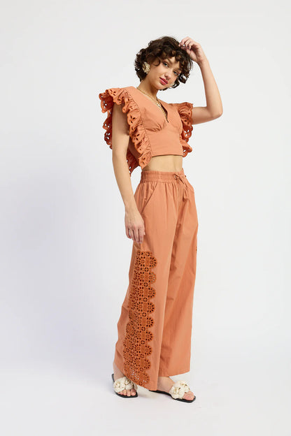 Lilly Two Piece Set Rust