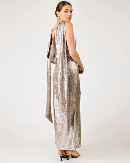 Dakota Maxi Dress Champagne
