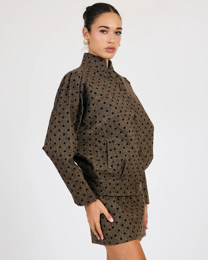 Millie Jacket Brown Multi