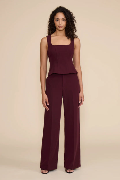 Leanne Two Piece Set Wine