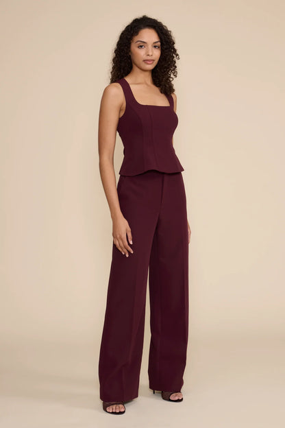 Leanne Two Piece Set Wine