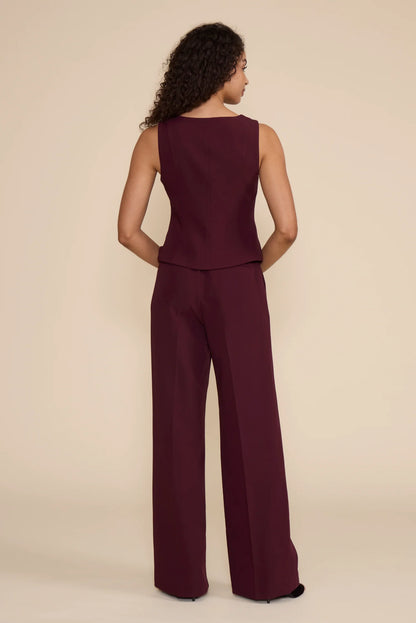 Leanne Two Piece Set Wine