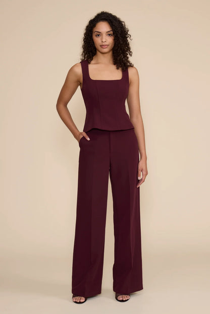 Leanne Two Piece Set Wine