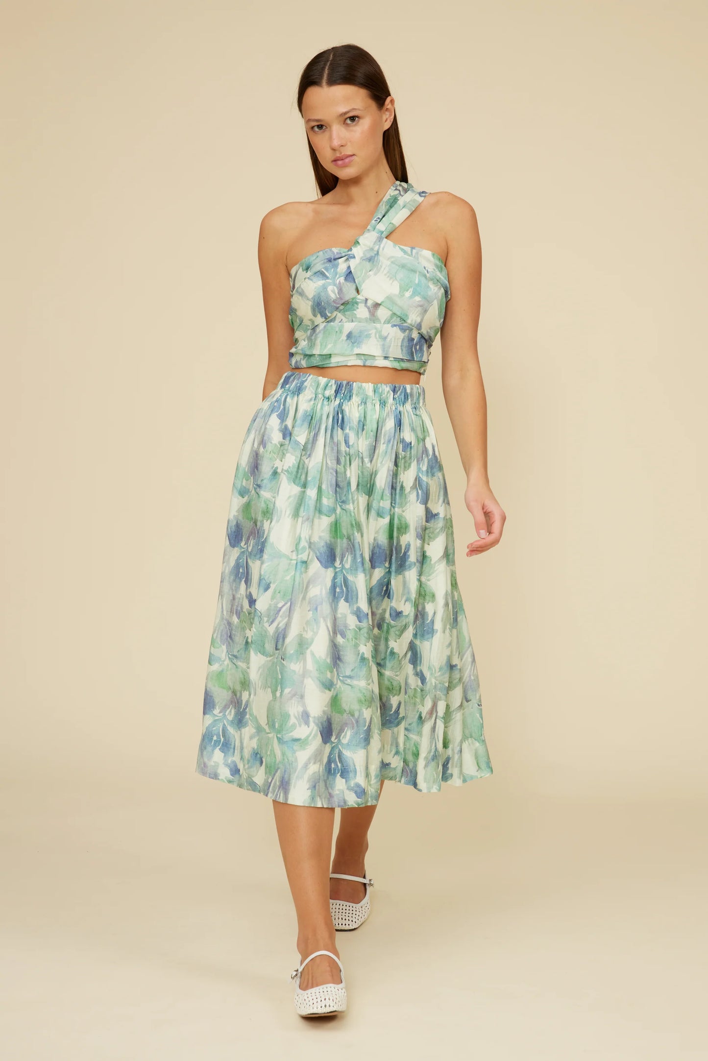 Sophia Two Piece Set Turquoise Floral