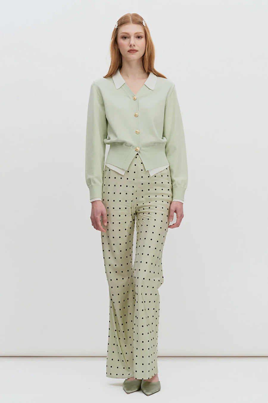 Harper Pants Seafoam Black