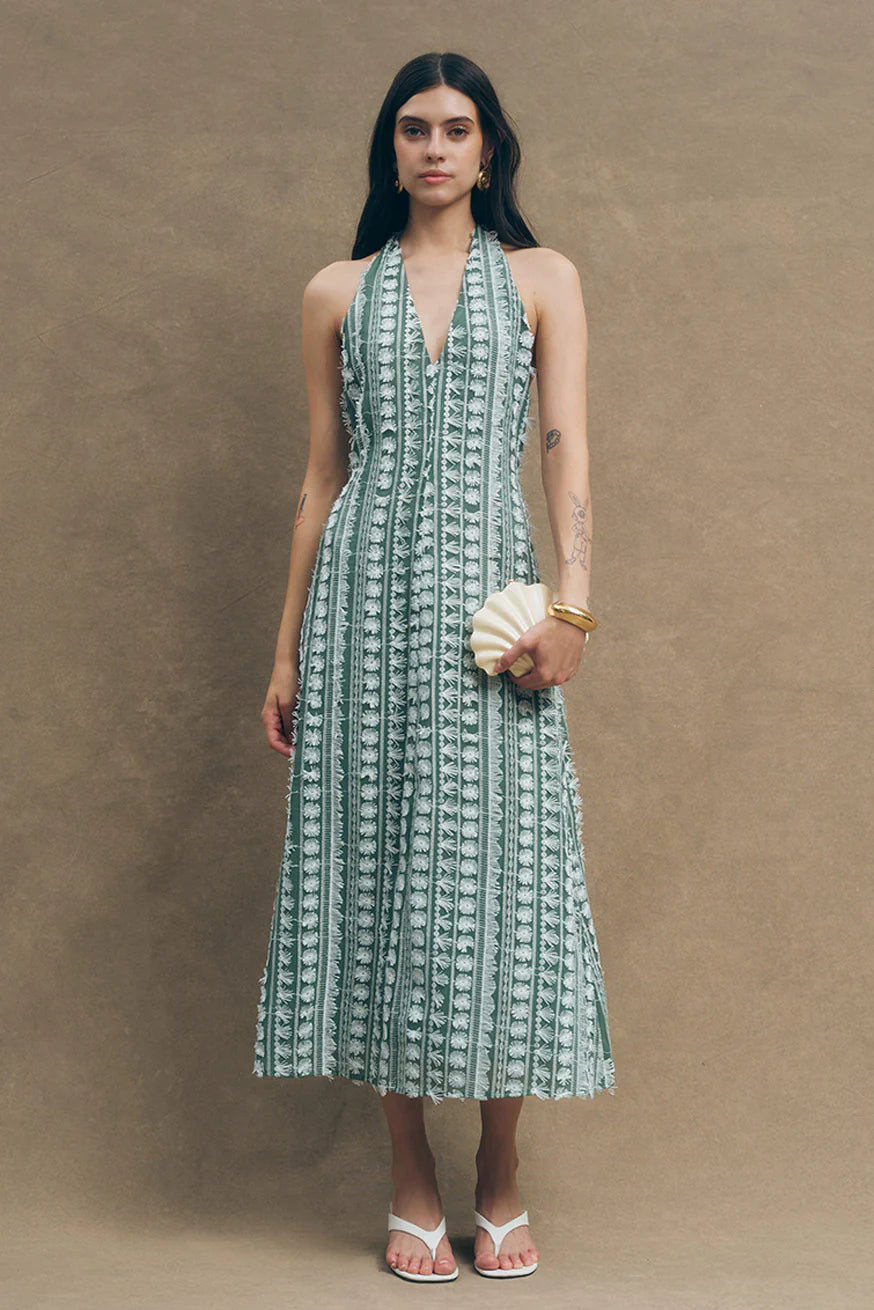 Gina Midi Dress Green