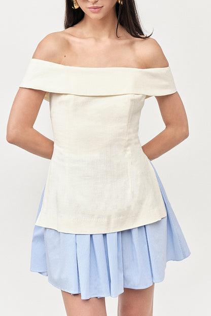 Meredith Mini Dress Ivory