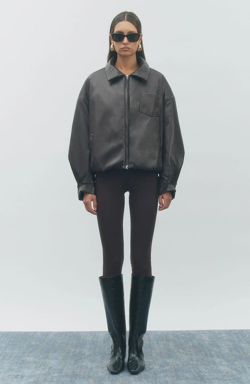 Jaiden Bomber Jacket Brown