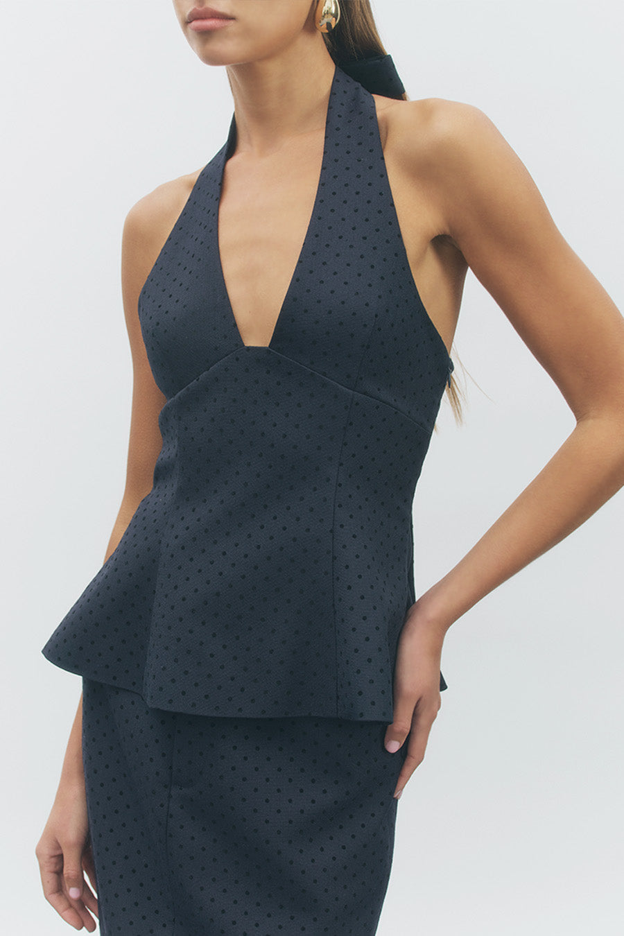 Elio Two Piece Set Navy Black