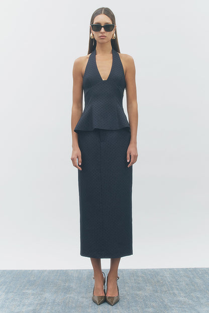 Elio Two Piece Set Navy Black