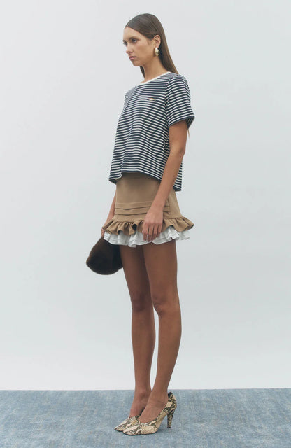 Fish Tee Striped Navy Multi