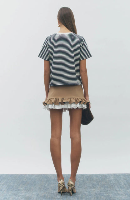 Fish Tee Striped Navy Multi