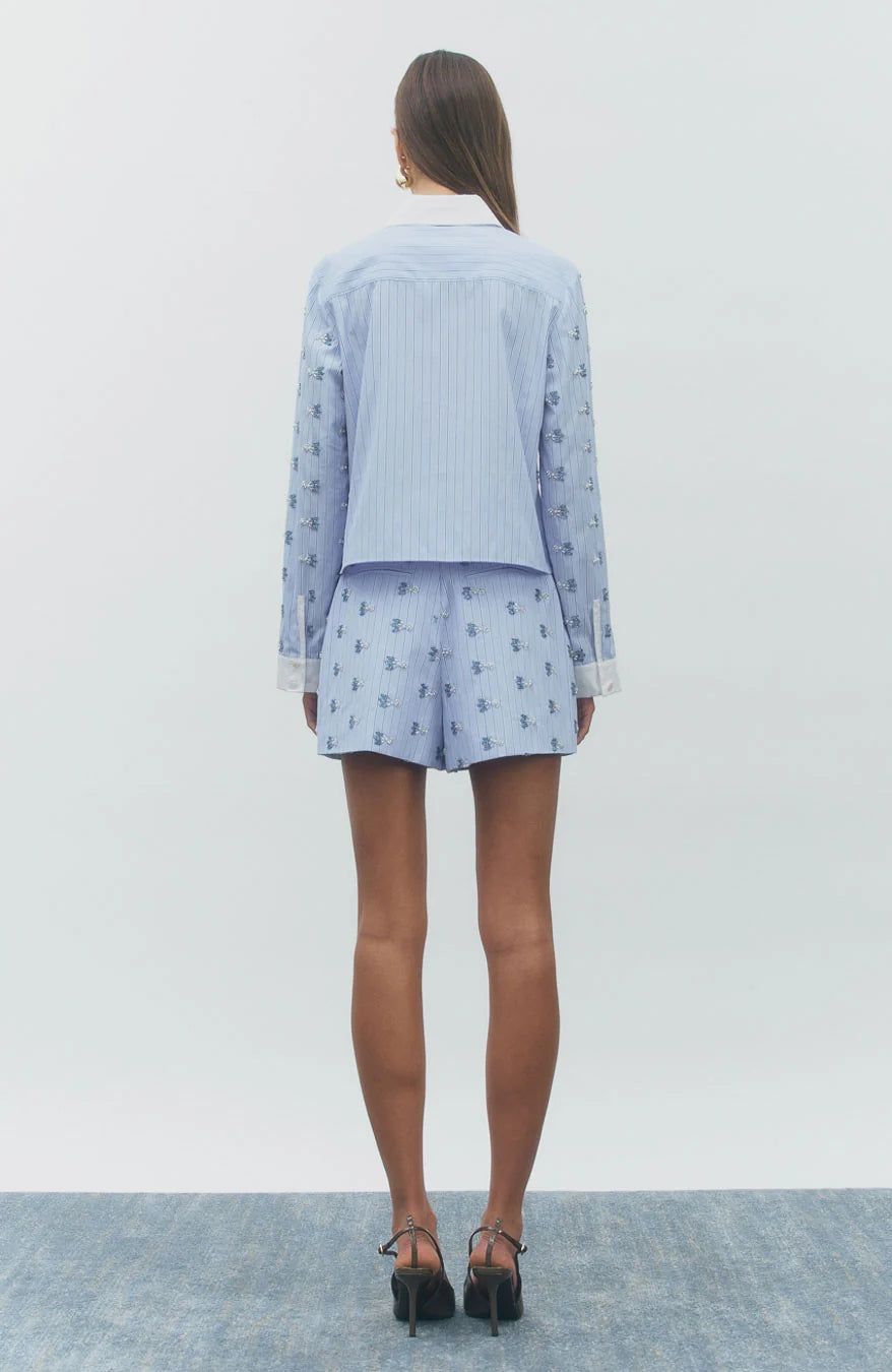 Phia Two Piece Set Blue White