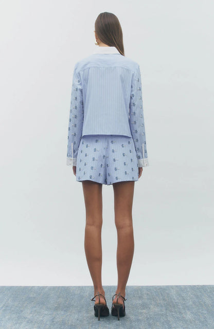 Phia Two Piece Set Blue White
