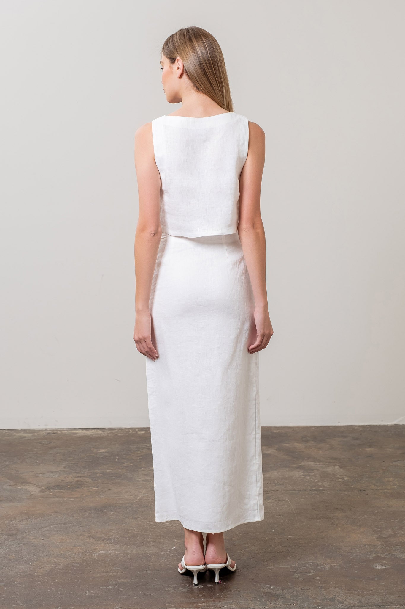 Junie Two Piece Set White