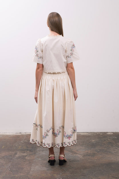Naida Two Piece Set Cream