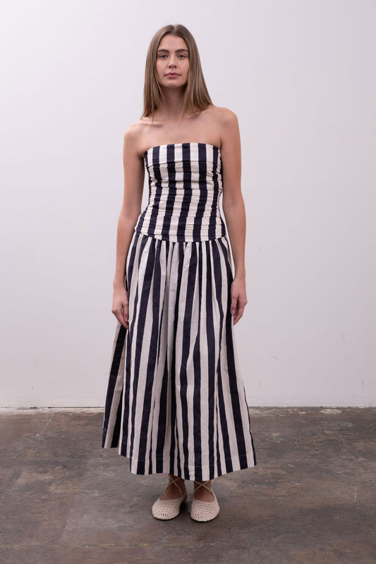 Briella Midi Dress Navy