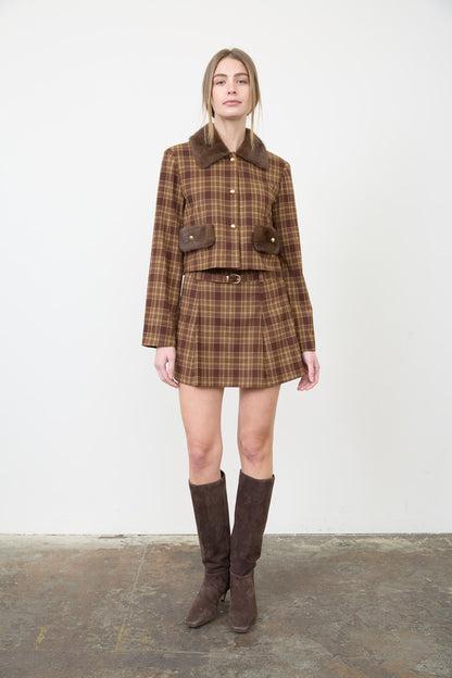 Melrose Two Piece Set Brown