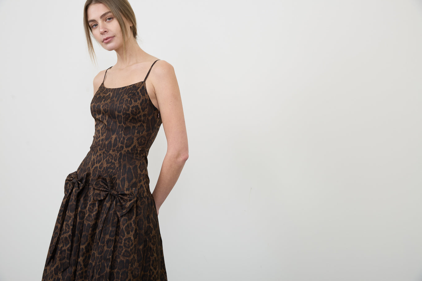 Maeve Midi Dress Leopard