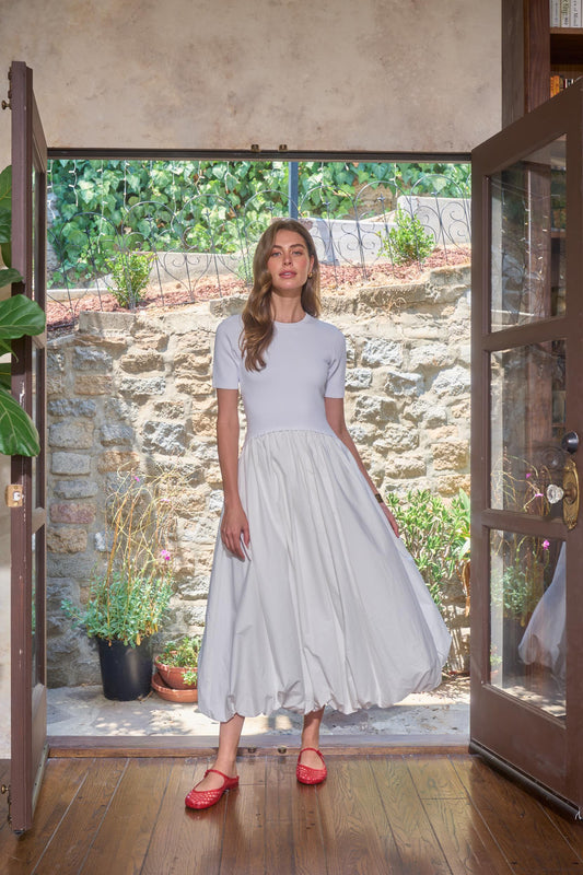 Sicilian Midi Dress White