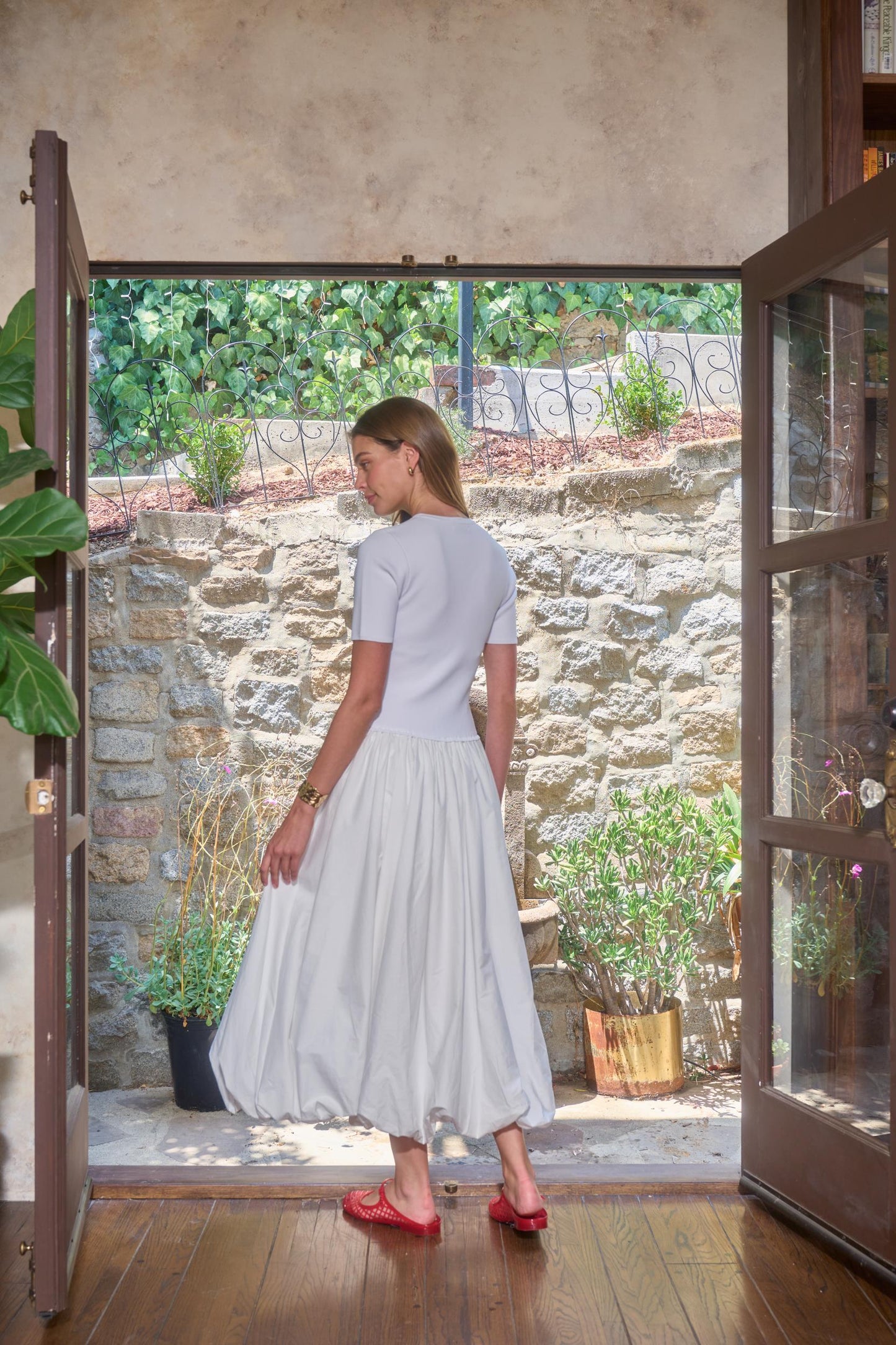 Sicilian Midi Dress White