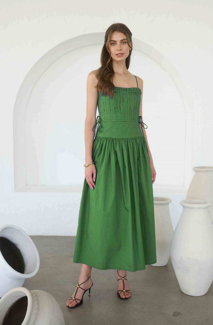 Nolana Midi Dress Green