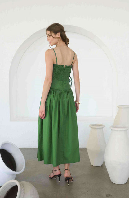 Nolana Midi Dress Green