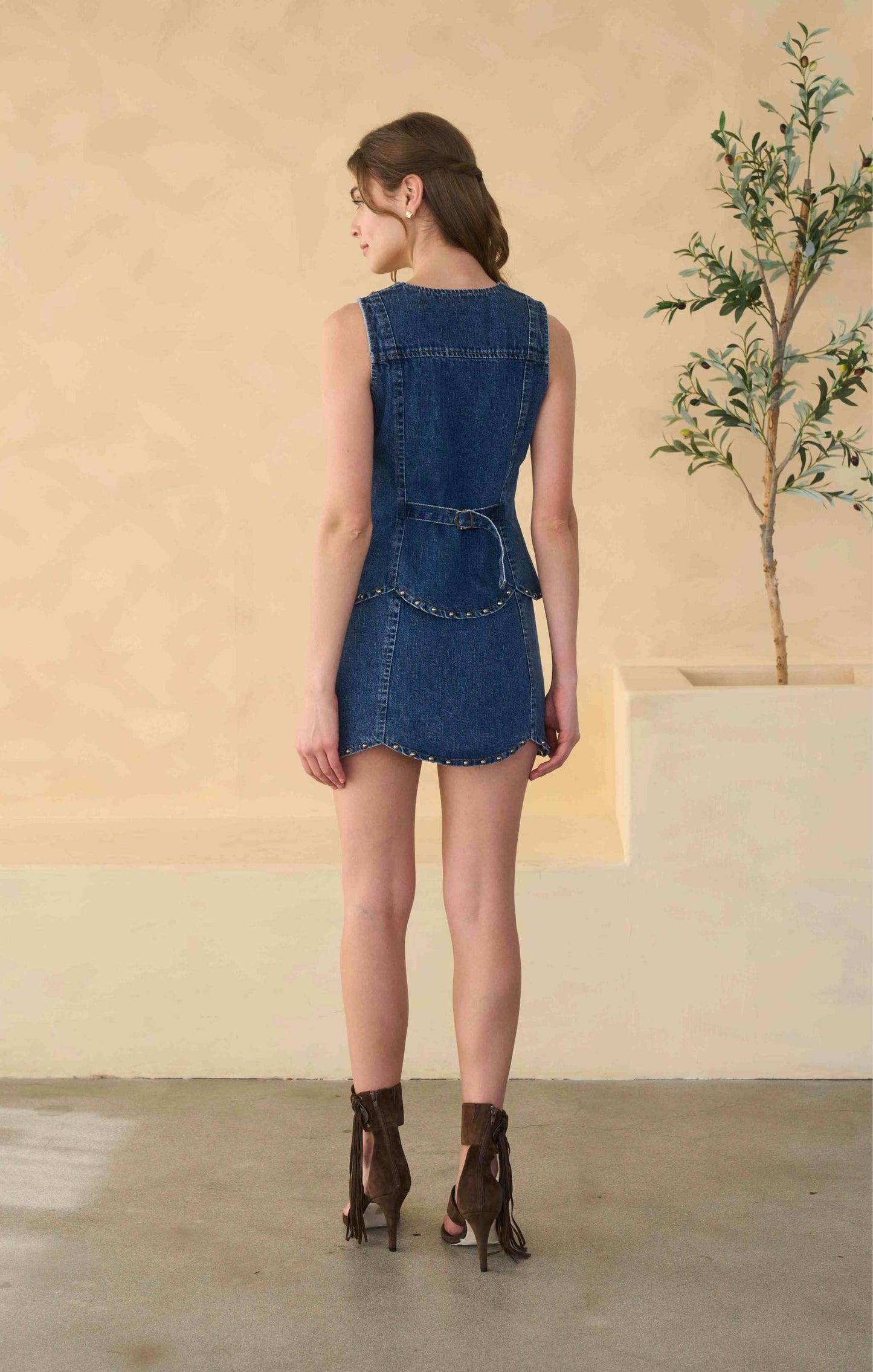 Melinda Two Piece Set Denim