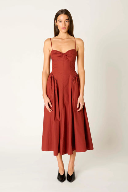 Destene Dress Cinnamon